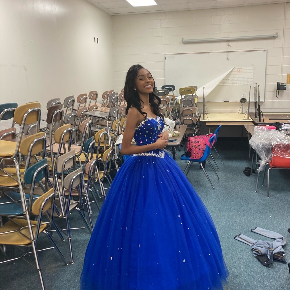 Stunning Blue Ball Gown